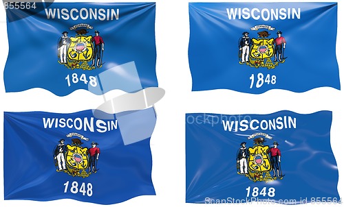 Image of Flag of Wisconsin