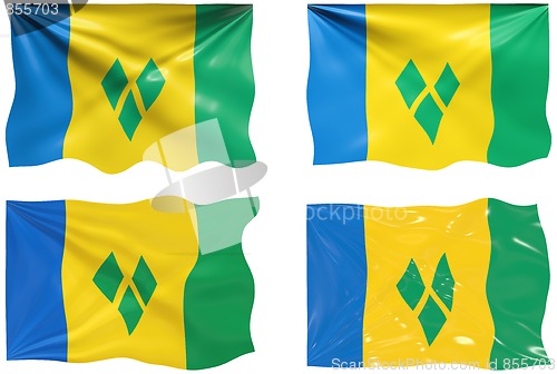 Image of Flag of Saint Vincent and the Grenadines