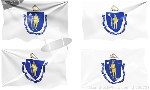Image of Flag of massachusetts