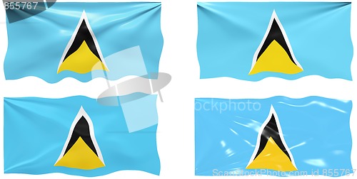 Image of Flag of Saint Lucia