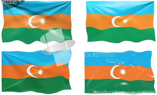 Image of Flag of aZerbaijan