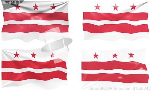 Image of Flag of Washington DC