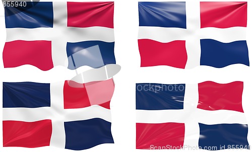 Image of Flag of dominican republic