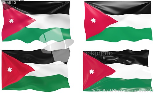 Image of Flag of Jordan