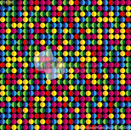 Image of Seamless Abstract Colorful Dots Background. 