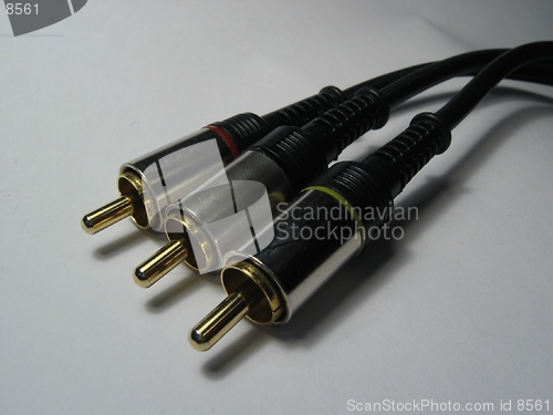 Image of Three phono plugs