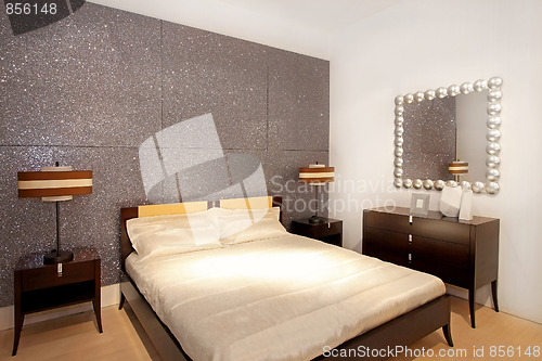 Image of Bed silver room