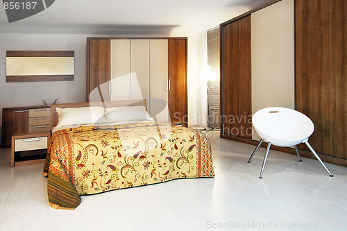 Image of Wooden bedroom