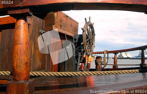 Image of Deck of the old ship