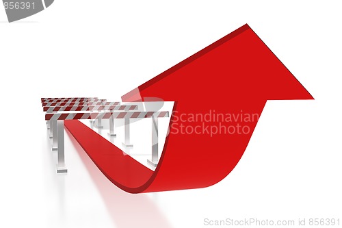 Image of Arrow and obstacles
