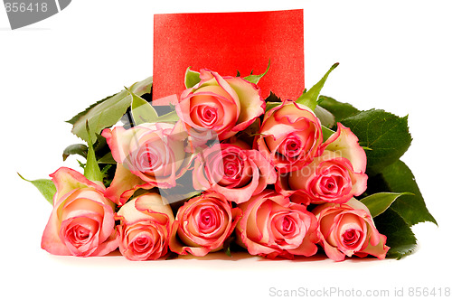 Image of Roses with gift card