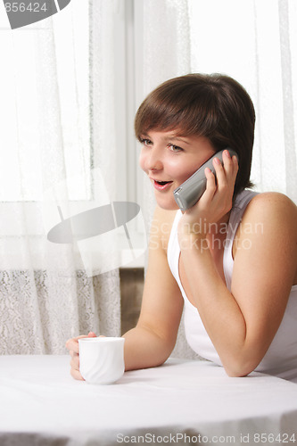 Image of Lively phone talk