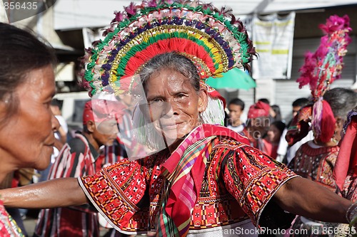 Image of Philippines Kaamulan festival senior dancing