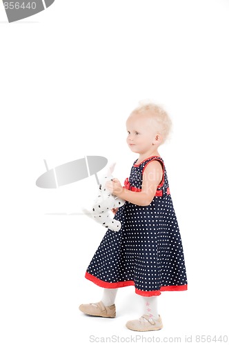 Image of Little girl in studio