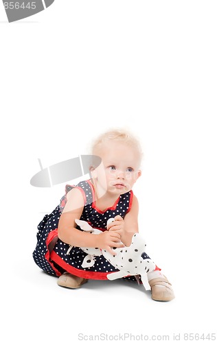 Image of Little girl in studio