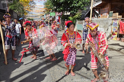 Image of Philippines Bukidnon tribal street dancers