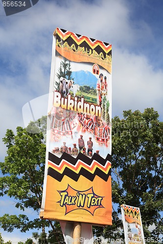 Image of Kaamulan festival banner Philippines