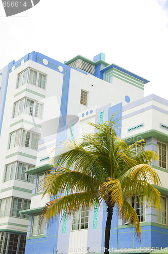 Image of historic art deco architecture buildings south
