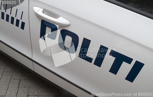 Image of Danish police car