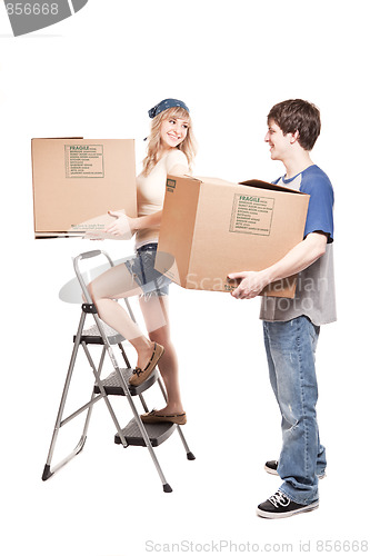 Image of Moving couple