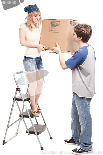 Image of Moving couple