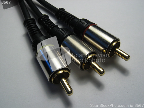 Image of Three phono plugs