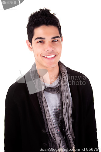 Image of Handsome young man smiling