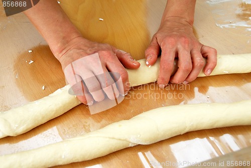 Image of Preparing rolled pastry