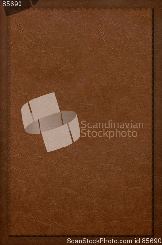 Image of Red leather book cover