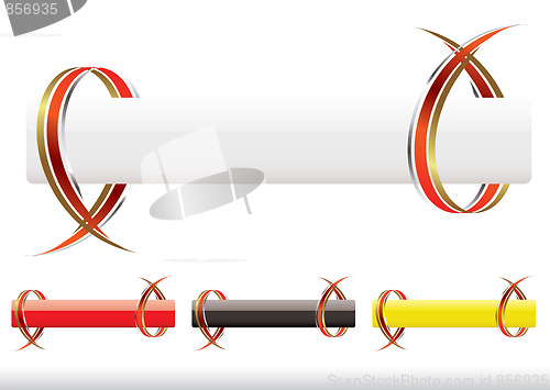 Image of banner ribbow strip
