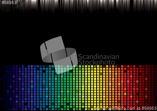 Image of rainbow spectrum background