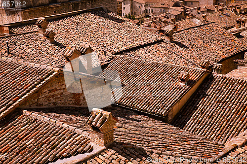 Image of Roofs of Gubbio Italy