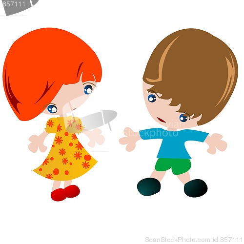 Image of Boy and girl 