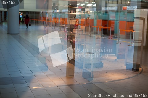 Image of Abstract public hall background