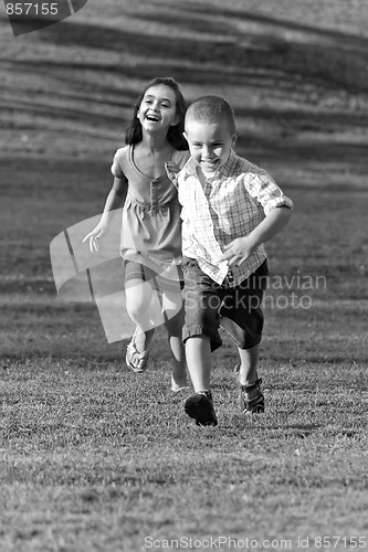 Image of Little Kids Running