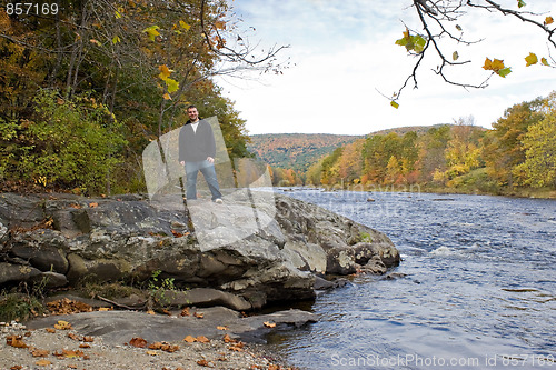 Image of Vermont River Man