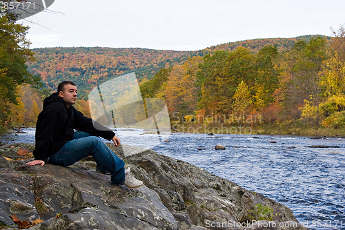 Image of Vermont River Man