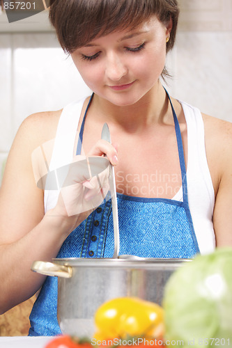 Image of Cooking woman