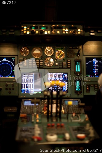 Image of Dashboard in civil aircraft