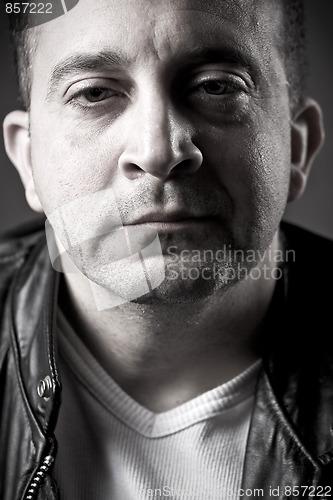 Image of Serious Middle Aged Man