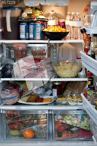 Image of Fully Stocked Refrigerator
