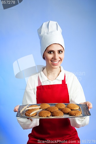 Image of Fresh oat biscuits from chef