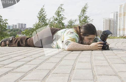 Image of Woman photographer