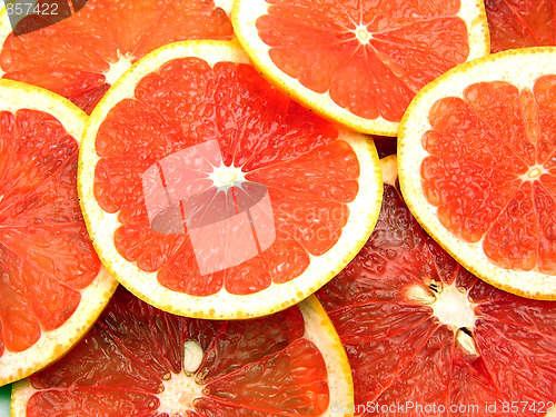 Image of Red grapefruits