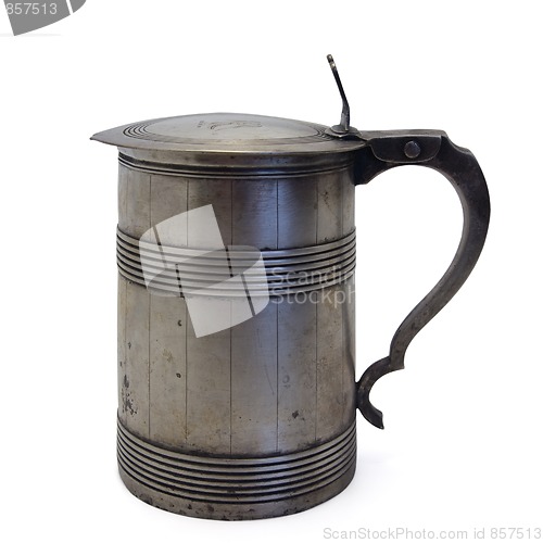 Image of Old metal mug