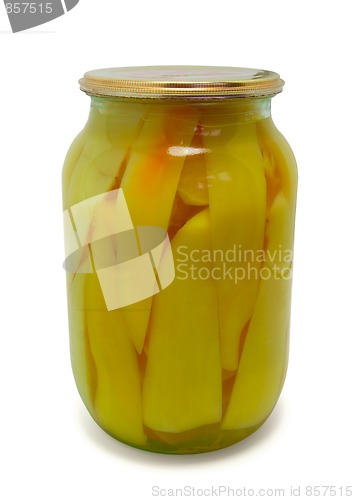 Image of Jar of bell peppers