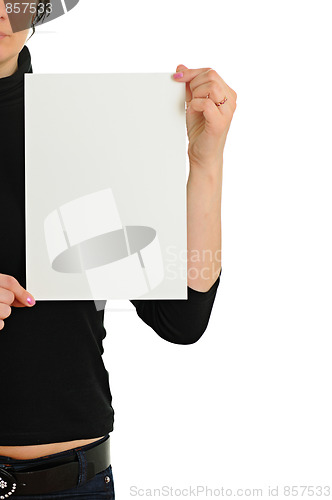 Image of empty sheet of paper