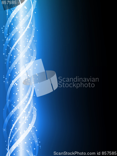 Image of Blue Colorful Glowing Lines Background. 