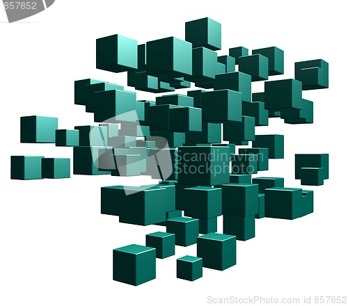 Image of cubes chaos
