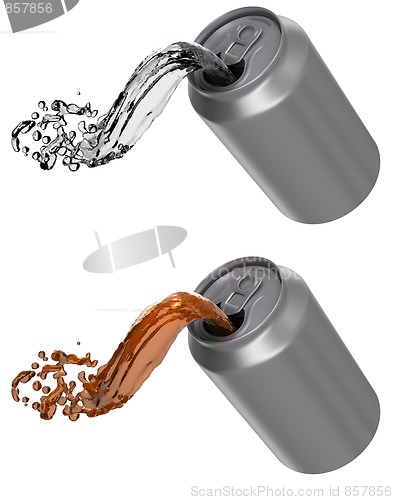 Image of Can pouring soda